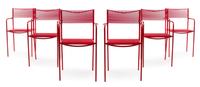 Giandomenico Belotti (Italian, 1922-2004), ALIAS, designed in 1979, a set of six Spaghetti chairs
