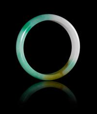 A Jadeite Bangle Diameter 3 1/8 inches.