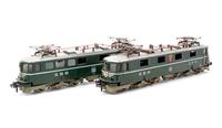 Two Fleischmann Polychrome HO-Gauge SBB/CFF: Crocodile Locomotives