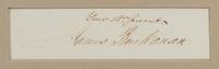 BUCHANAN, James (1791-1868) -- CALHOUN, John C. (1782-1850). Clipped signatures, comprising: