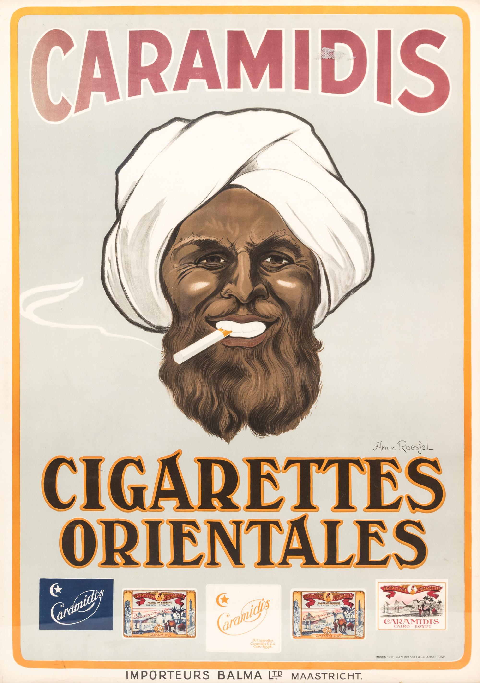 A Vintage Caramidis Poster — Van Roessel & Co., Amsterdam
