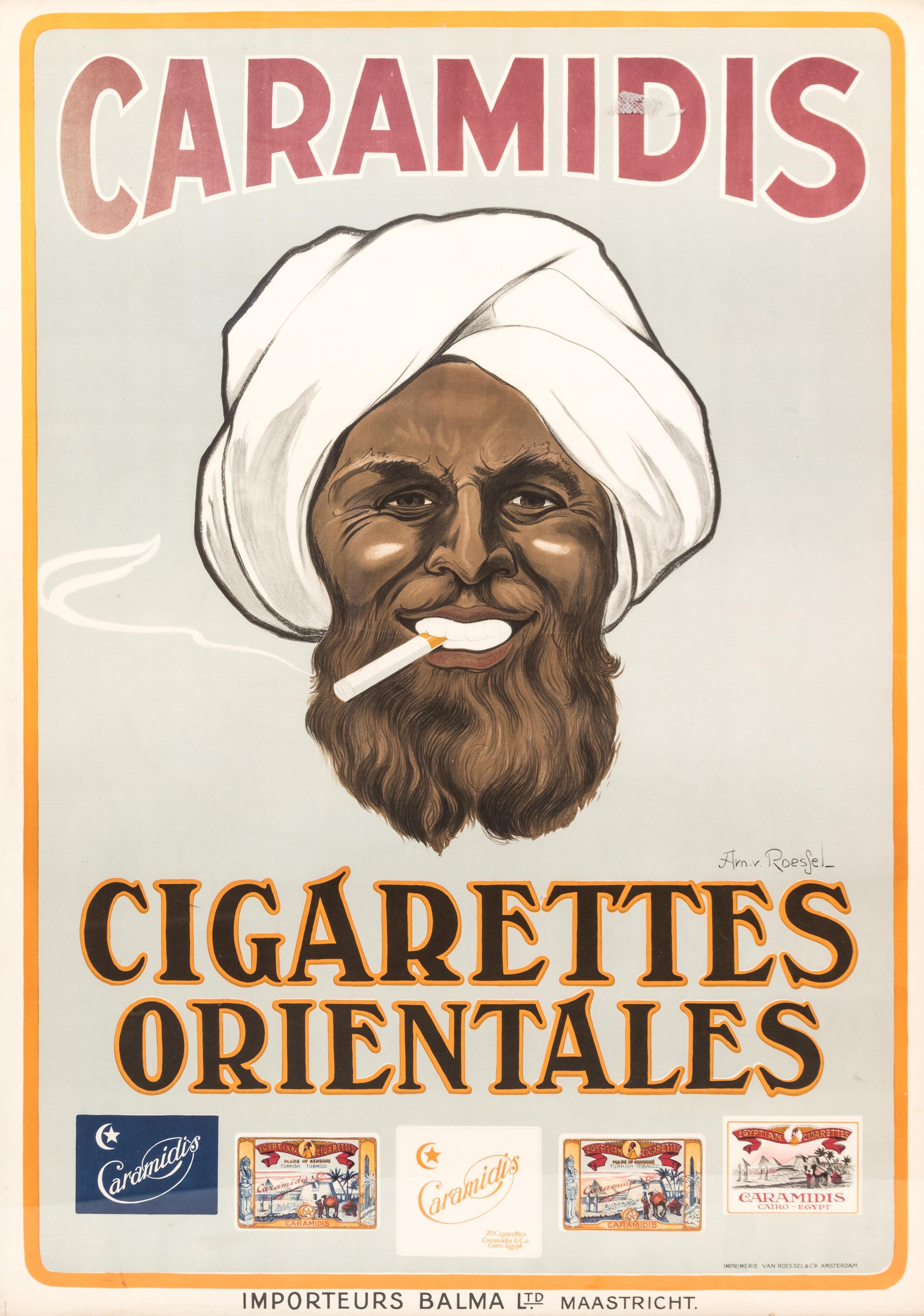 A Vintage Caramidis Poster — Van Roessel & Co., Amsterdam