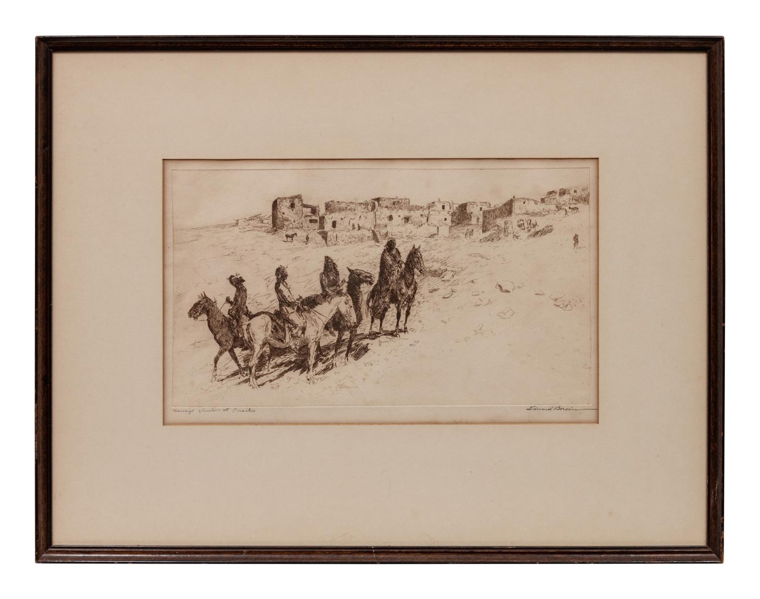 Navajo Visitors at Oraibi
