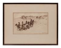 Navajo Visitors at Oraibi