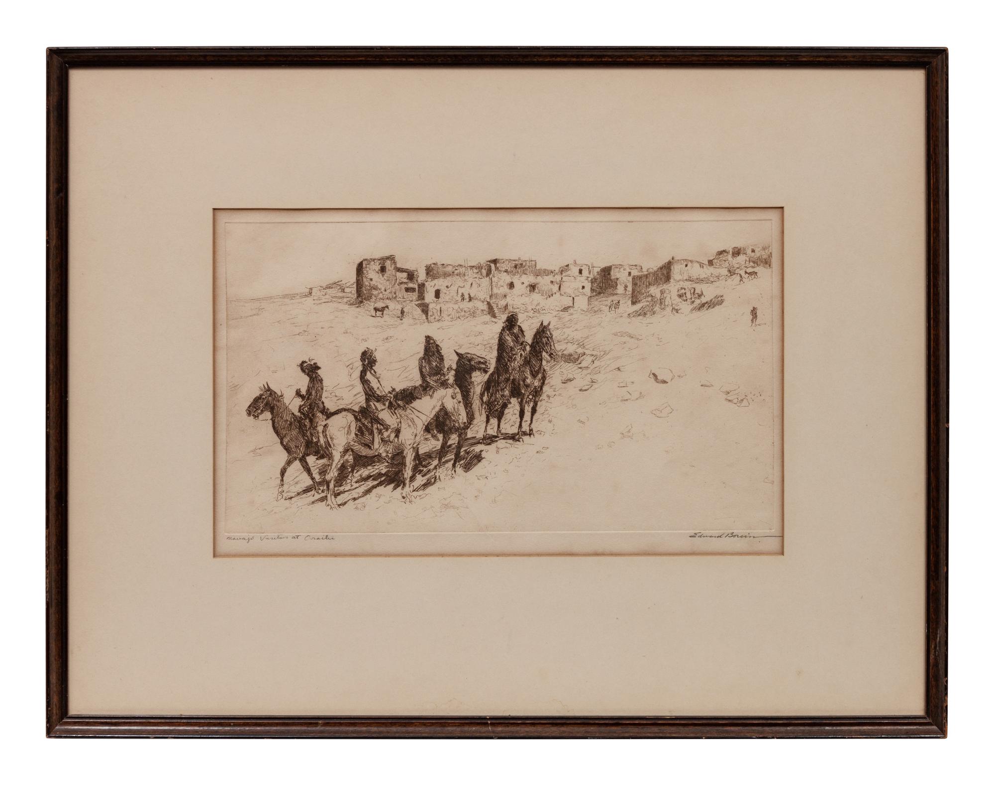 Navajo Visitors at Oraibi