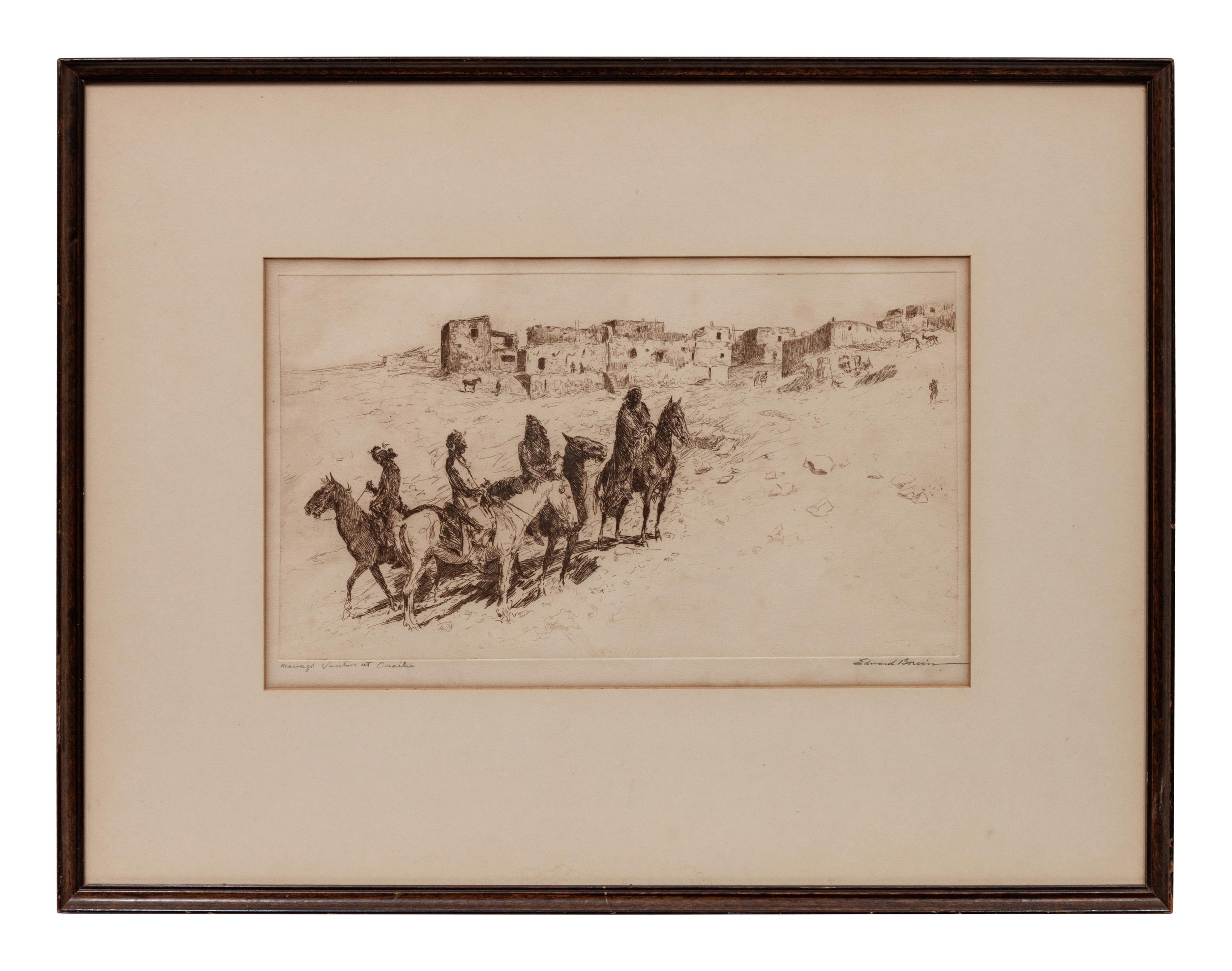 Navajo Visitors at Oraibi