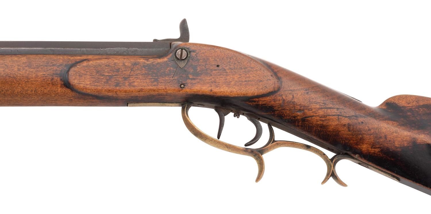 S. Hawken Marked Fullstock Percussion "Plain" Rifle