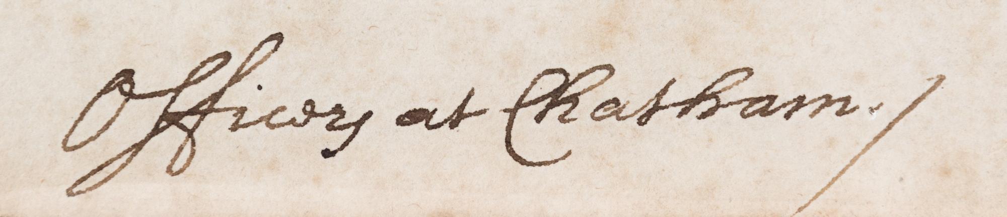 PEPYS, SAMUEL. ALS ("Pepys"), 1pg, Catham, February 13, 1668. Countersigned by Middleton and Mennes.