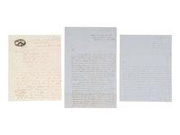 [FILIBUSTERS]. PAULDING, Rear Admiral Hiram (1797-1878) and WALKER, William (1824-1860). Correspondence associated with the Home Squadron, the Walker Expedition, and Vanderbilt's Accessory Transit Company, incl. William Walker ALsS, 1855-1858.