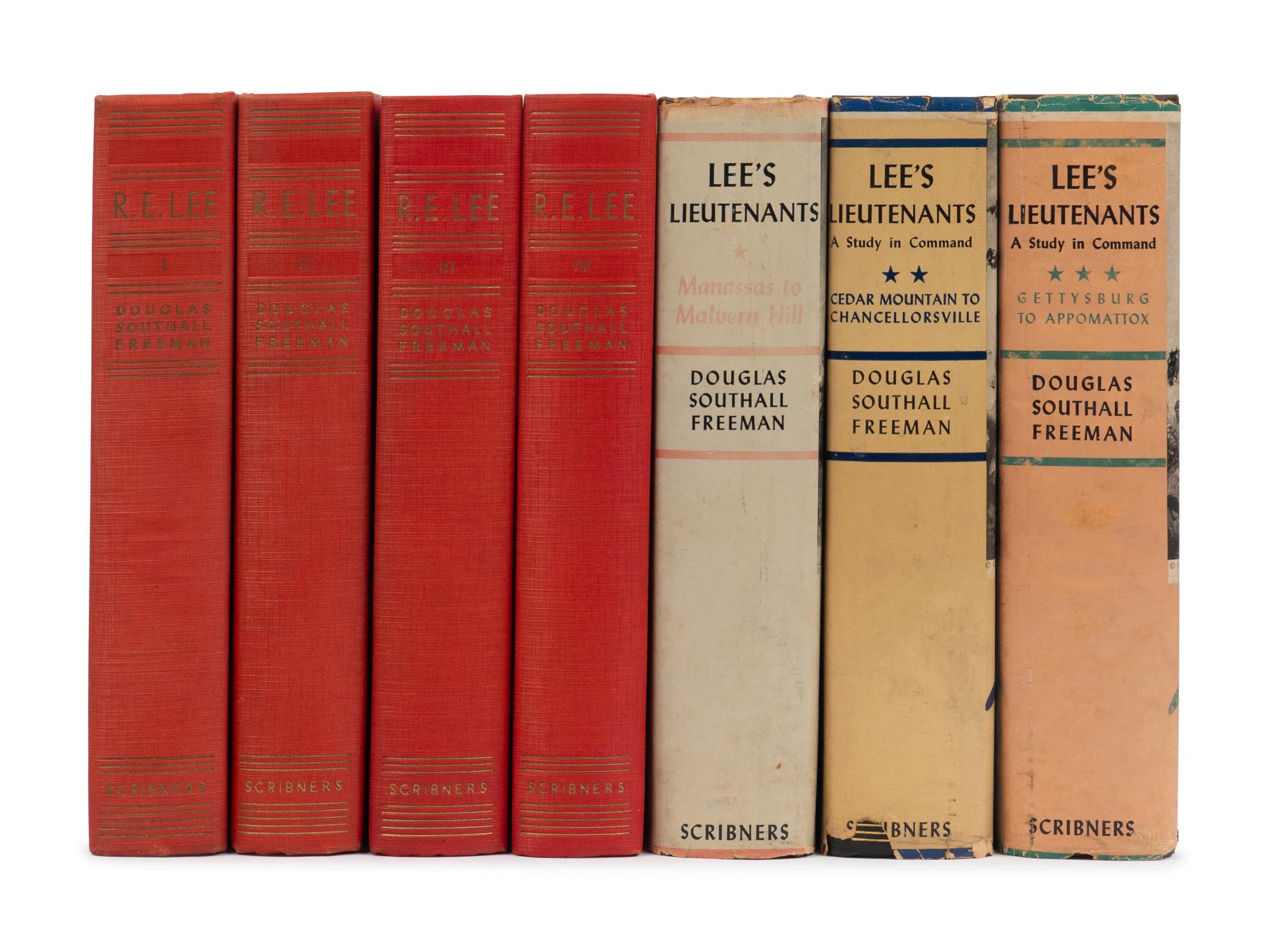 FREEMAN, Douglas Southall (1886-1953). R.E. Lee: A Biography . New York and London: Charles Scribner's Sons, 1934-1935.