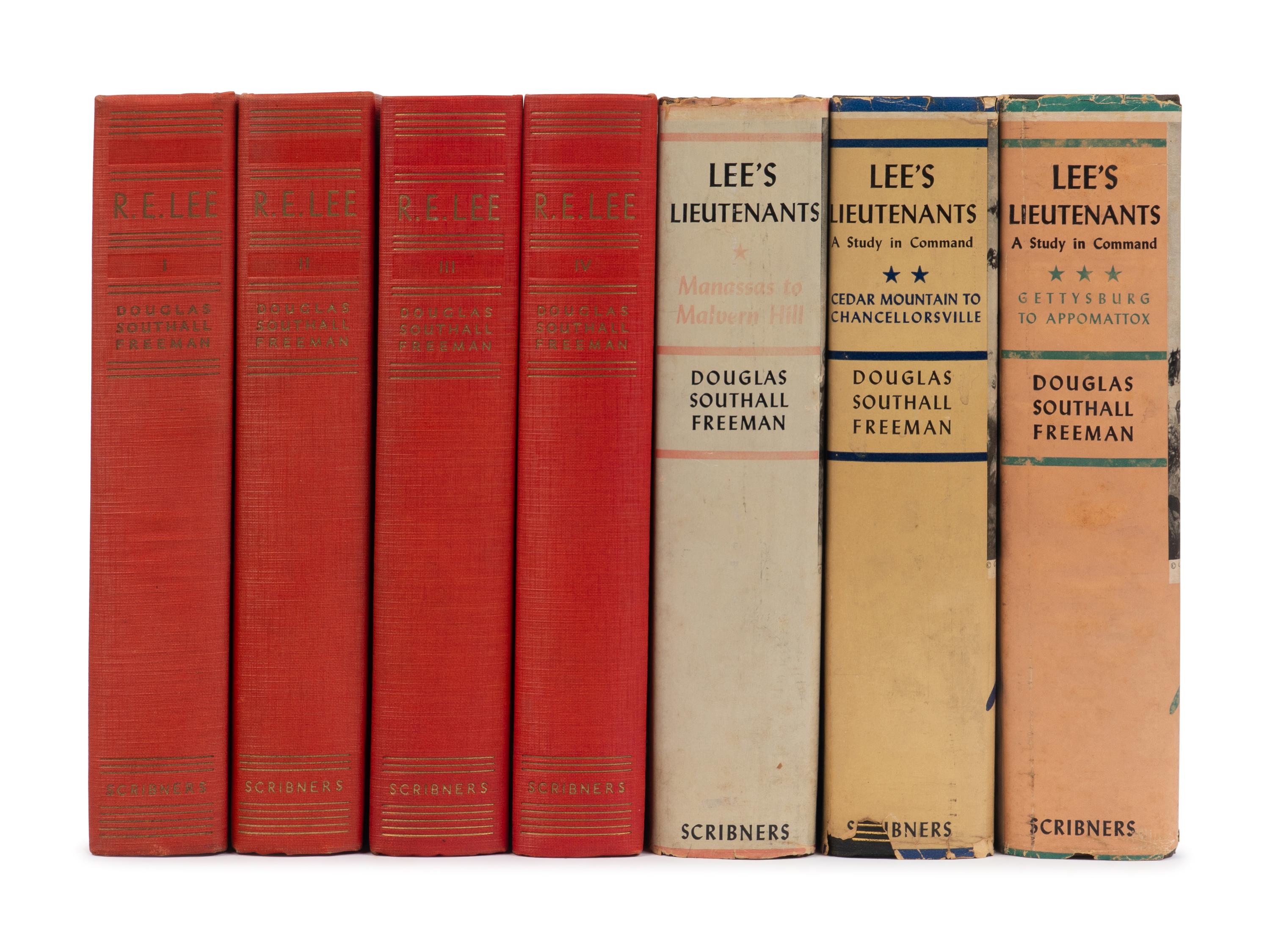 FREEMAN, Douglas Southall (1886-1953). R.E. Lee: A Biography . New York and London: Charles Scribner's Sons, 1934-1935.