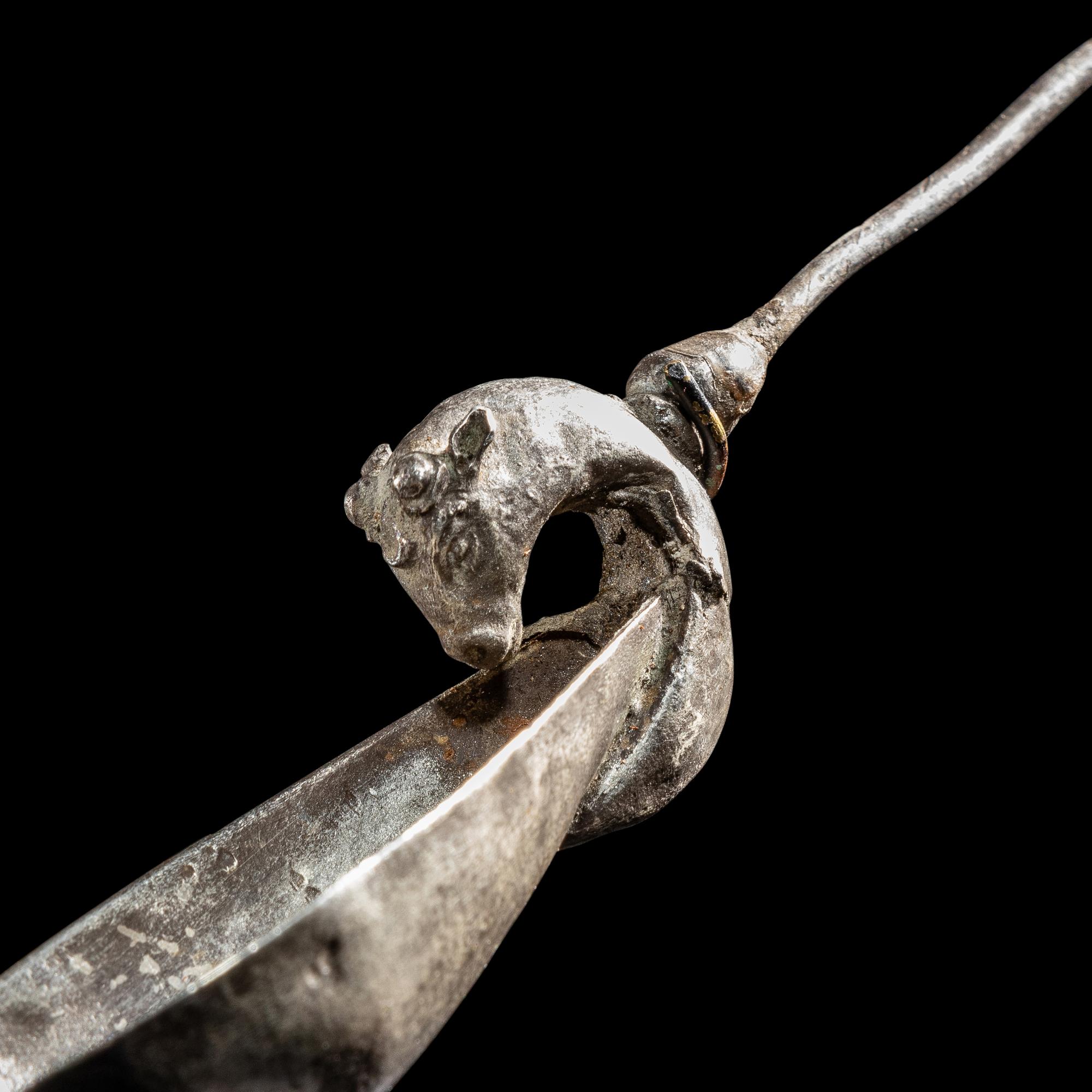 A Roman Silver Spoon