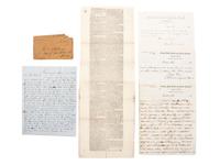 [RAILROADS]. A group of maps, pamphlets, broadsides, and other ephemera related to Illinois railroads, comprising: