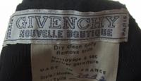 A Givenchy Black Silk Backless Dress,