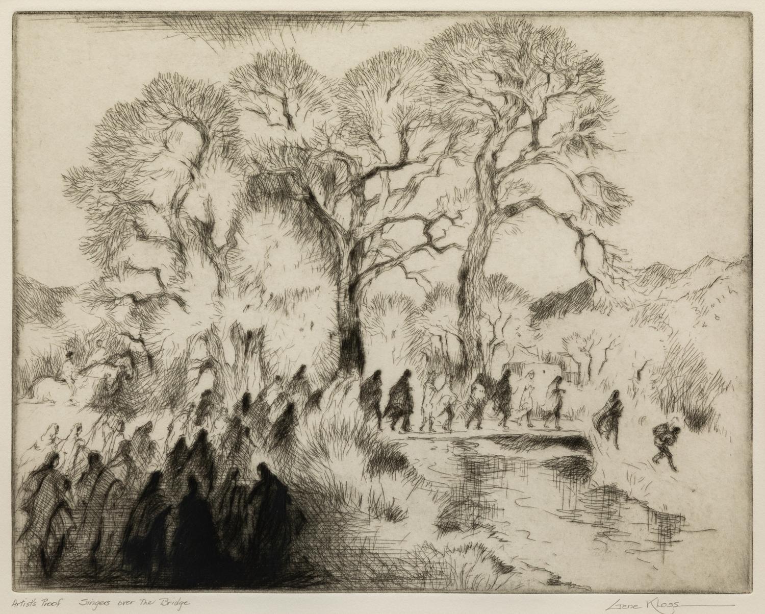 Singers Over The Bridge , Artist's Proof