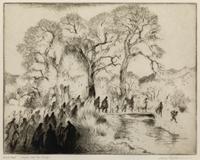 Singers Over The Bridge , Artist's Proof