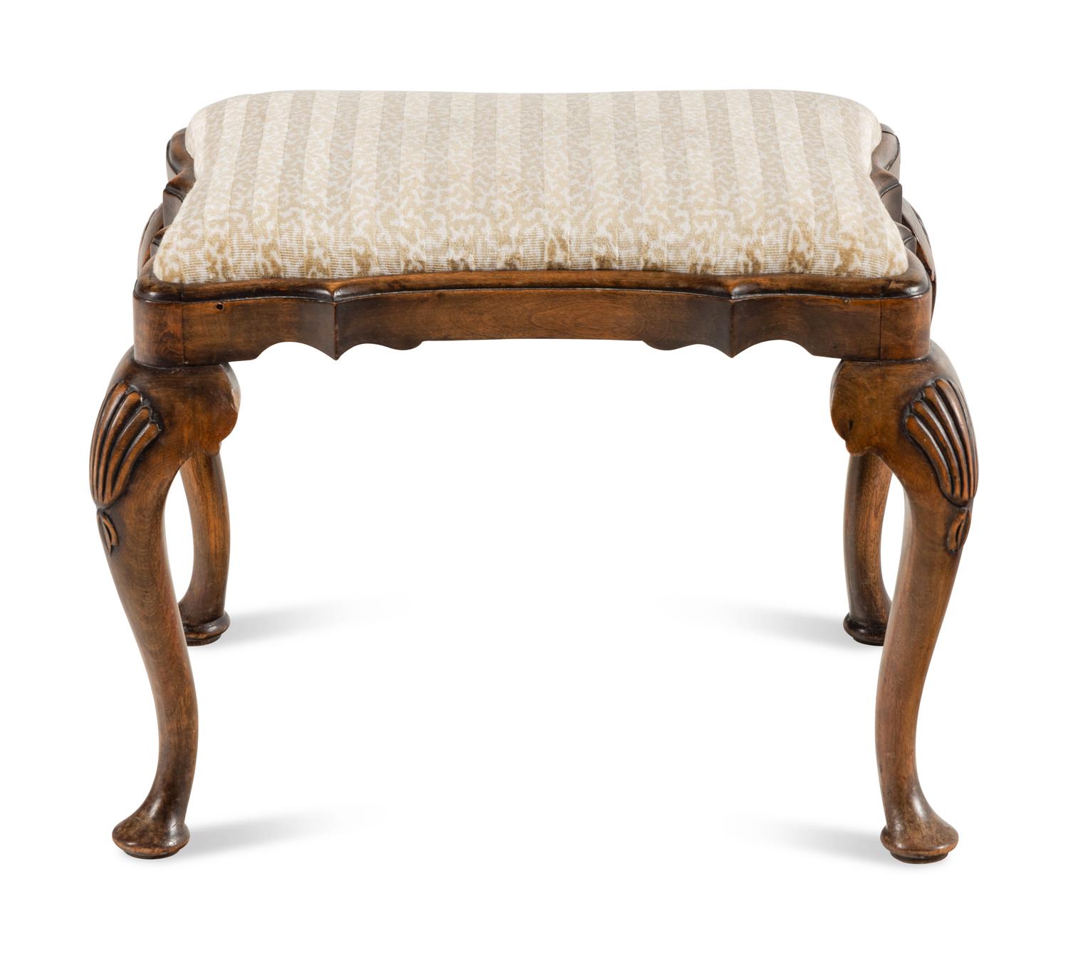 A Georgian Mahogany Footstool