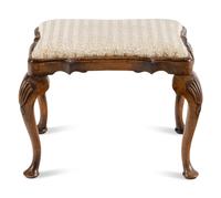 A Georgian Mahogany Footstool