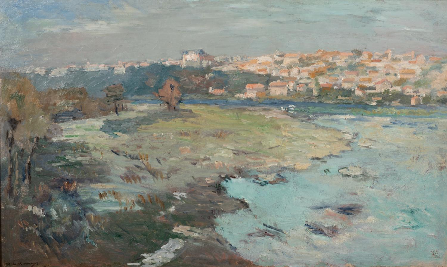 Les bords de l’Allier à Pont-du-Château, Auvergne