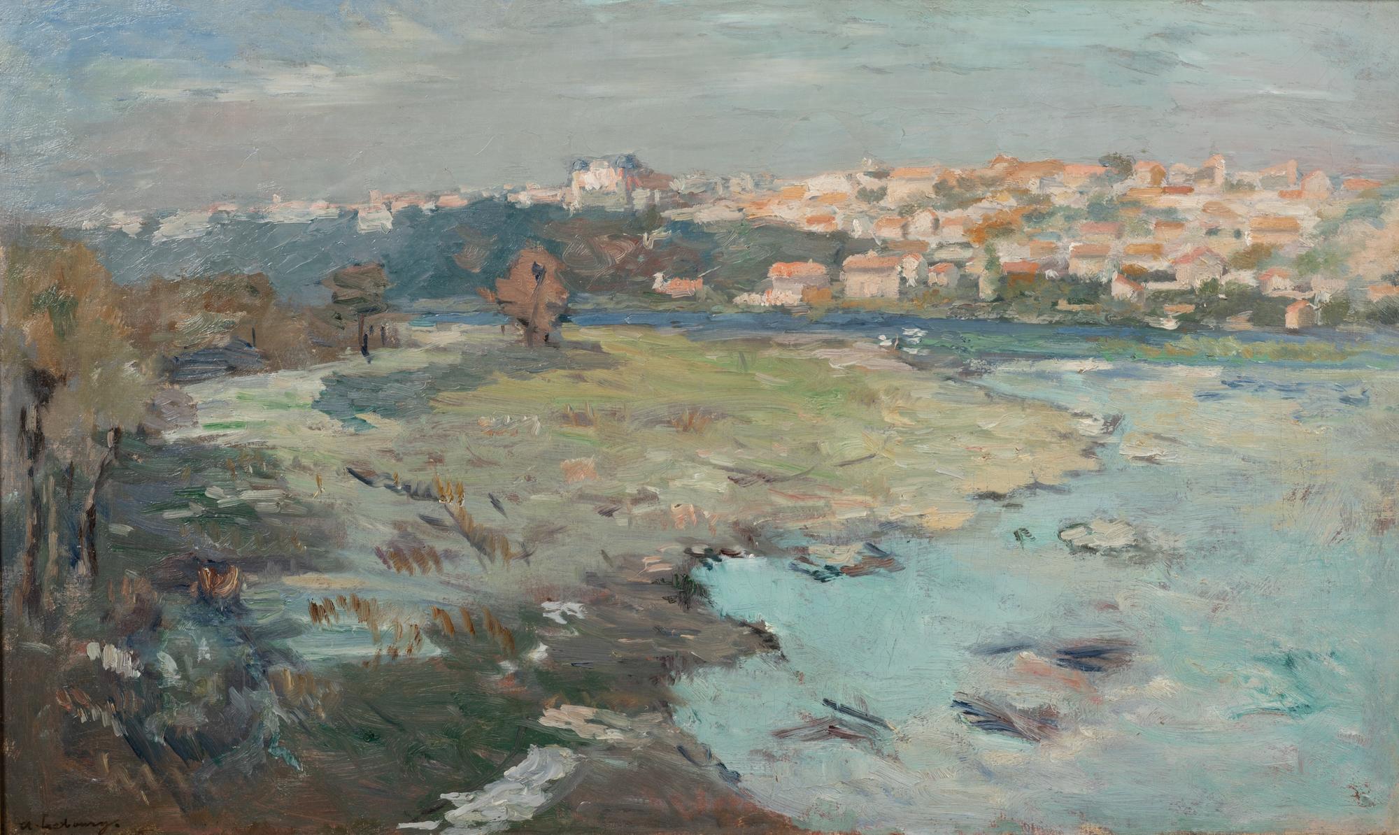 Les bords de l’Allier à Pont-du-Château, Auvergne