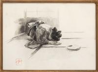 Robert Frederick Blum (American, 1857-1903) — Be Pleased to Bring the Honorable Account
