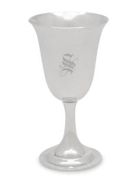 A Set of Fifteen American Silver Goblets