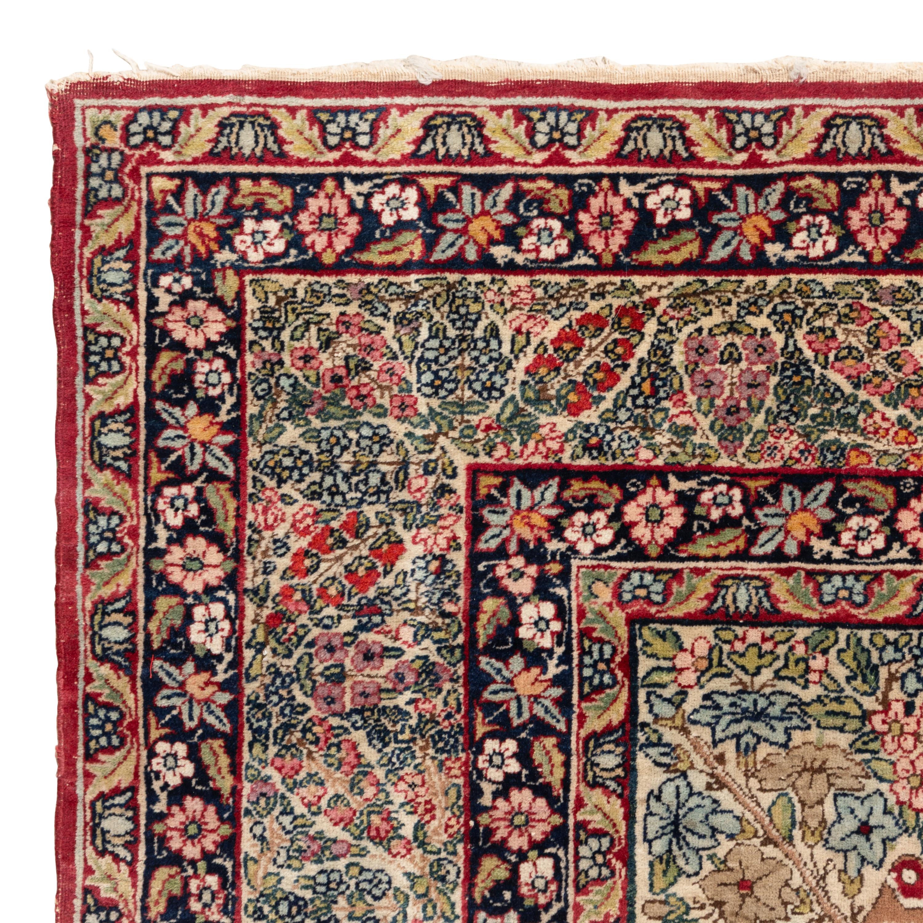 A Kirman Pictorial Rug