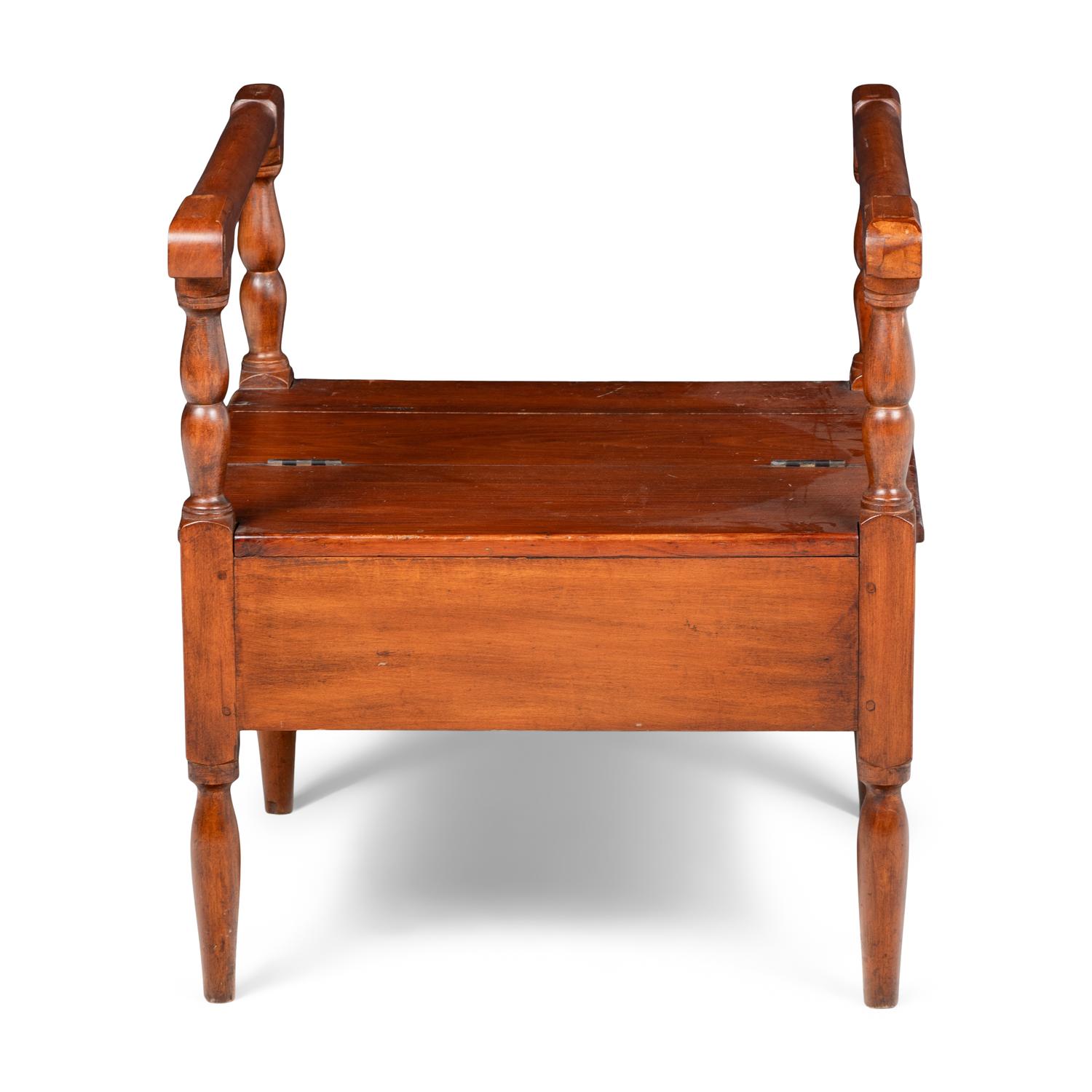 A Federal Cherrywood Hutch Table