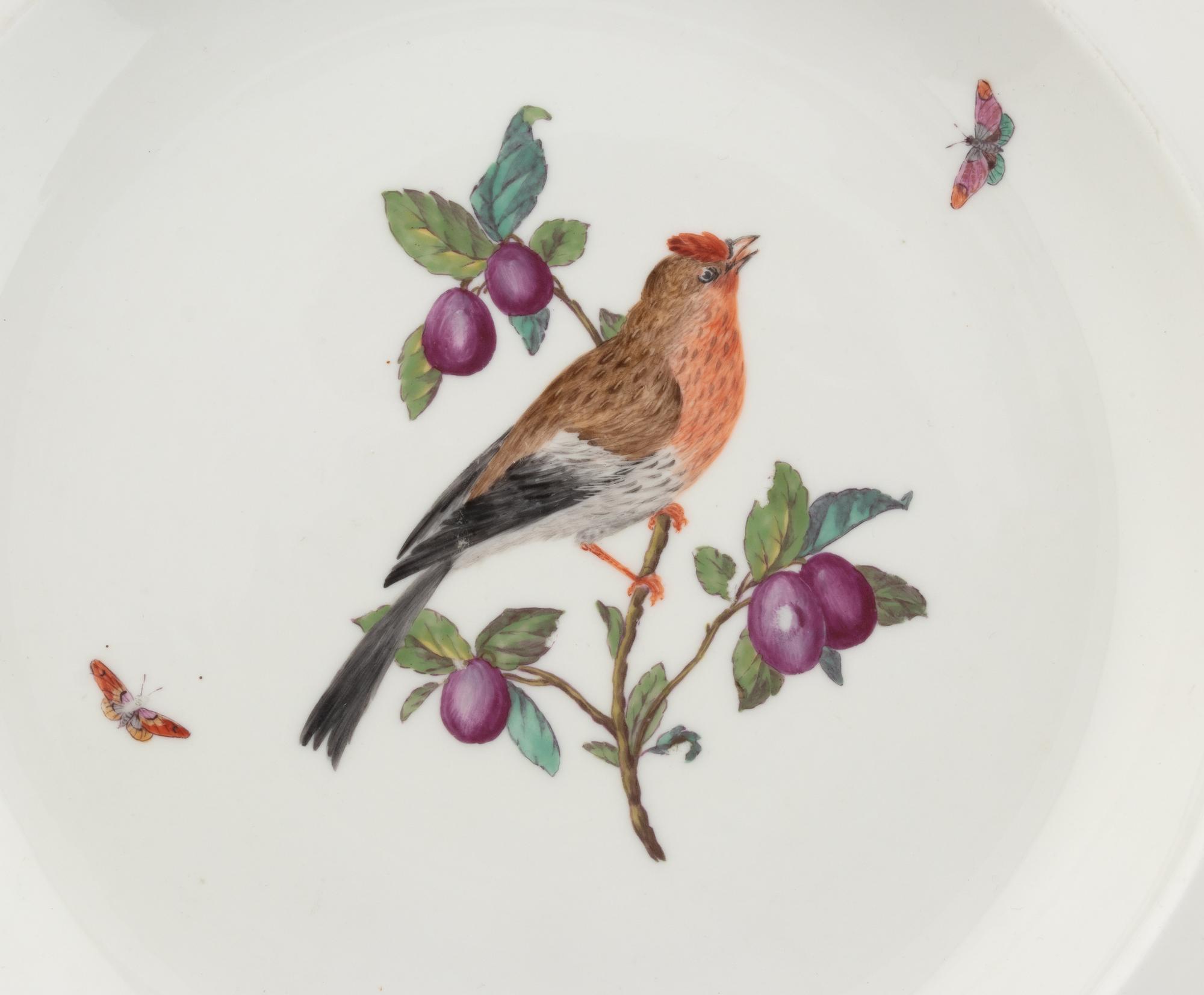 A Group of Three Berlin [K.P.M.] Porcelain Dishes