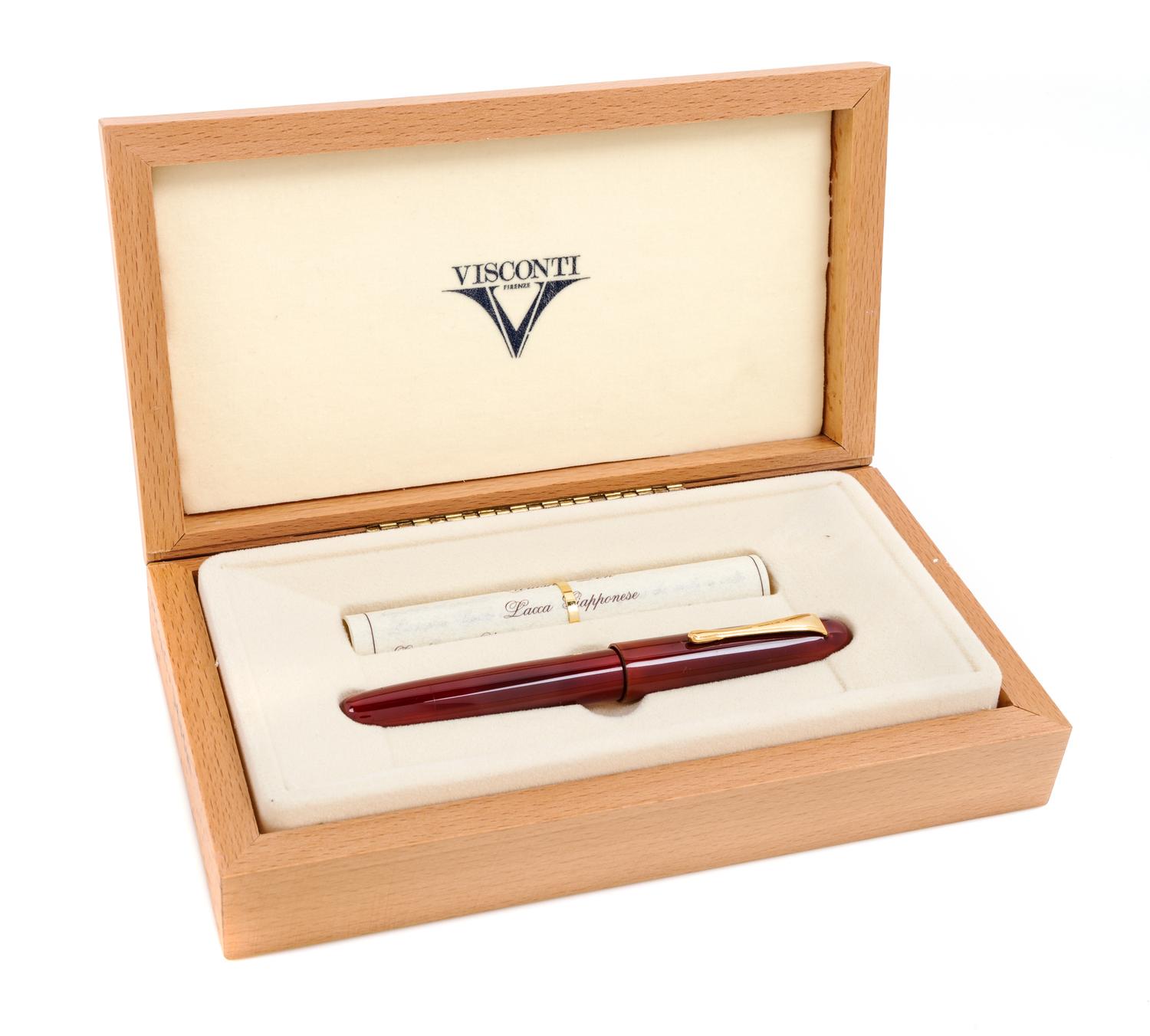 A Visconti Urushi Prototype Fountain Pen