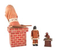 A Group of Santa Claus Figures