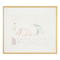 David Hockney (British, b. 1937) — A Moving Still Life (from The Blue Guitar, 1976-77)