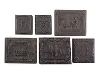 [EARLY PHOTOGRAPHY]. A group of 10 Union cases highlighted by half plate Washington Monument case and ninth plate glass window case.
