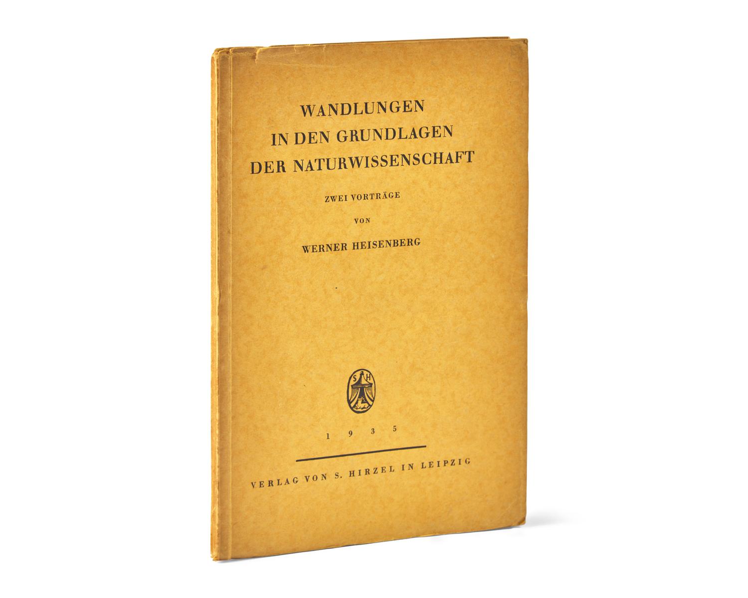 [Science, Medicine & Mathematics] Heisenberg, Werner. Wandlungen in Den Grundlagen der Naturwissenschaft