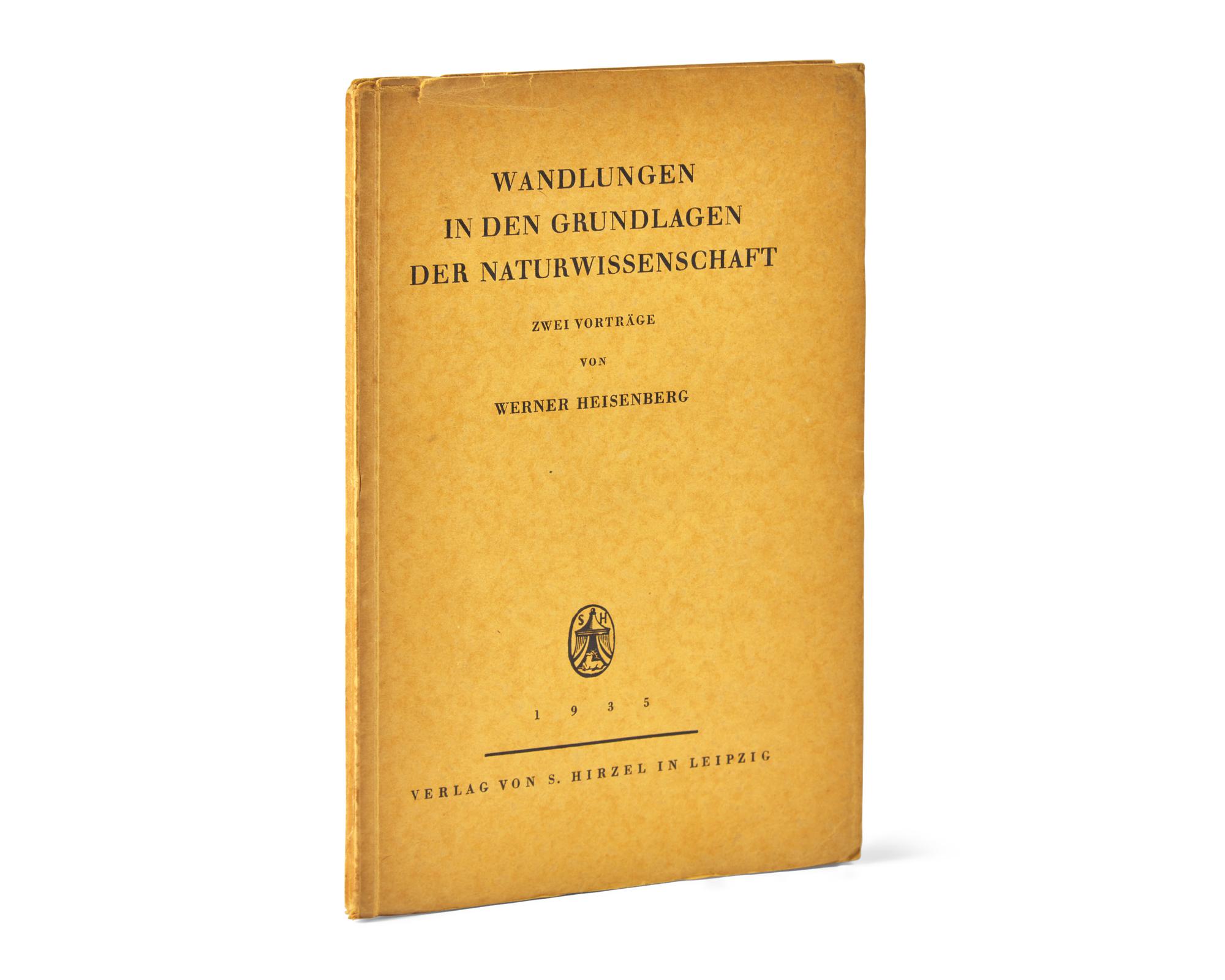 [Science, Medicine & Mathematics] Heisenberg, Werner. Wandlungen in Den Grundlagen der Naturwissenschaft