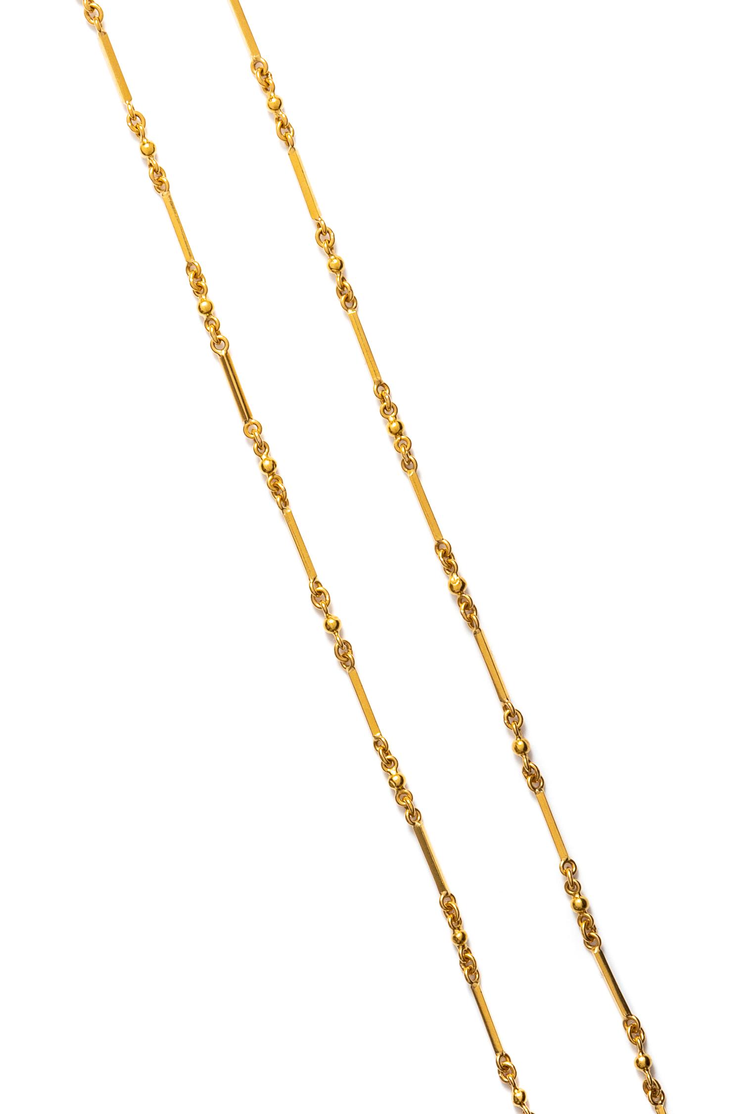 An 18 Karat Yellow Gold Link Chain,