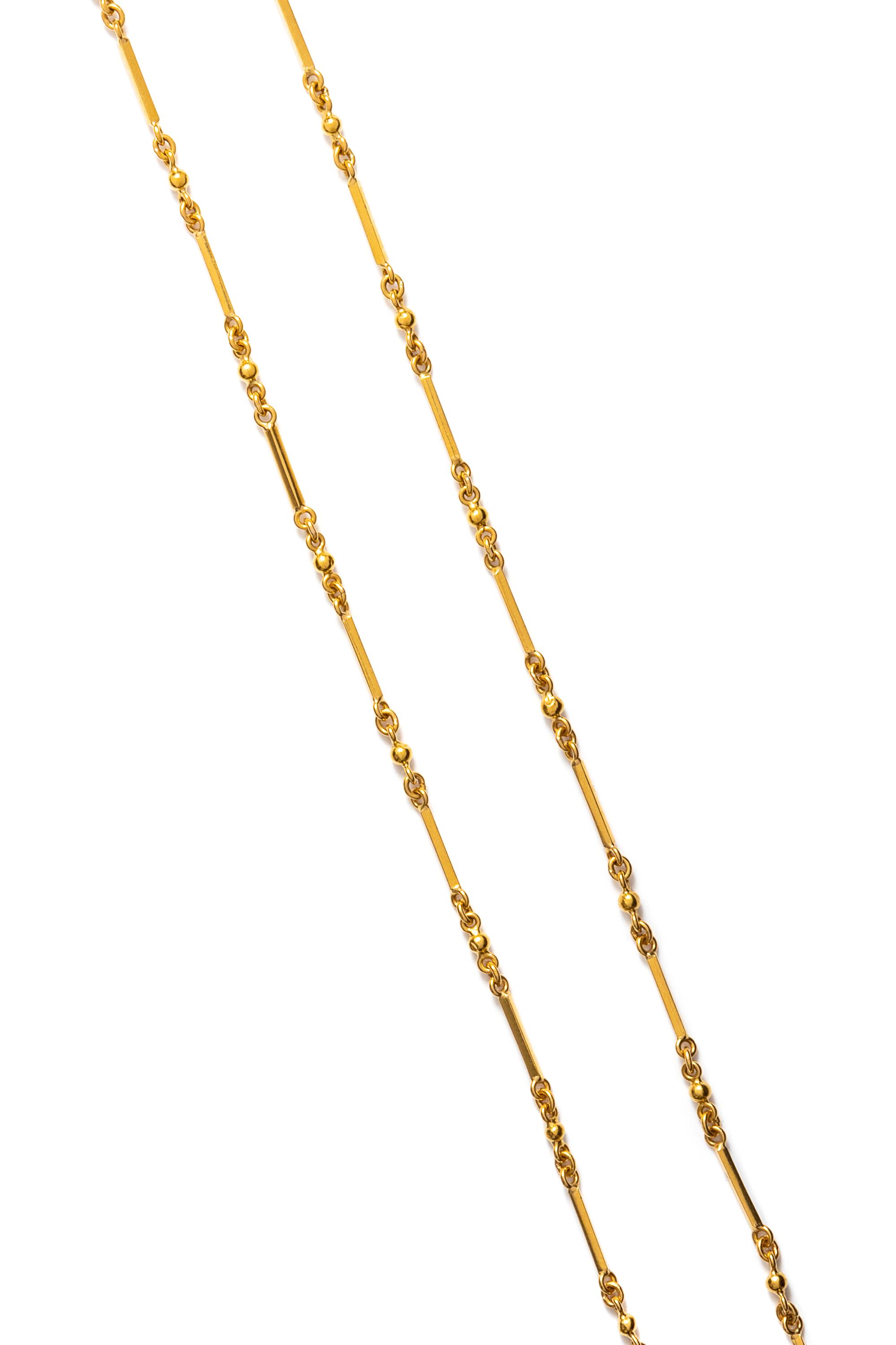An 18 Karat Yellow Gold Link Chain,