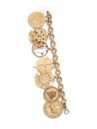 YELLOW GOLD CHARM BRACELET