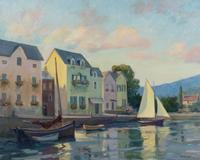 Sailboats in Harbor