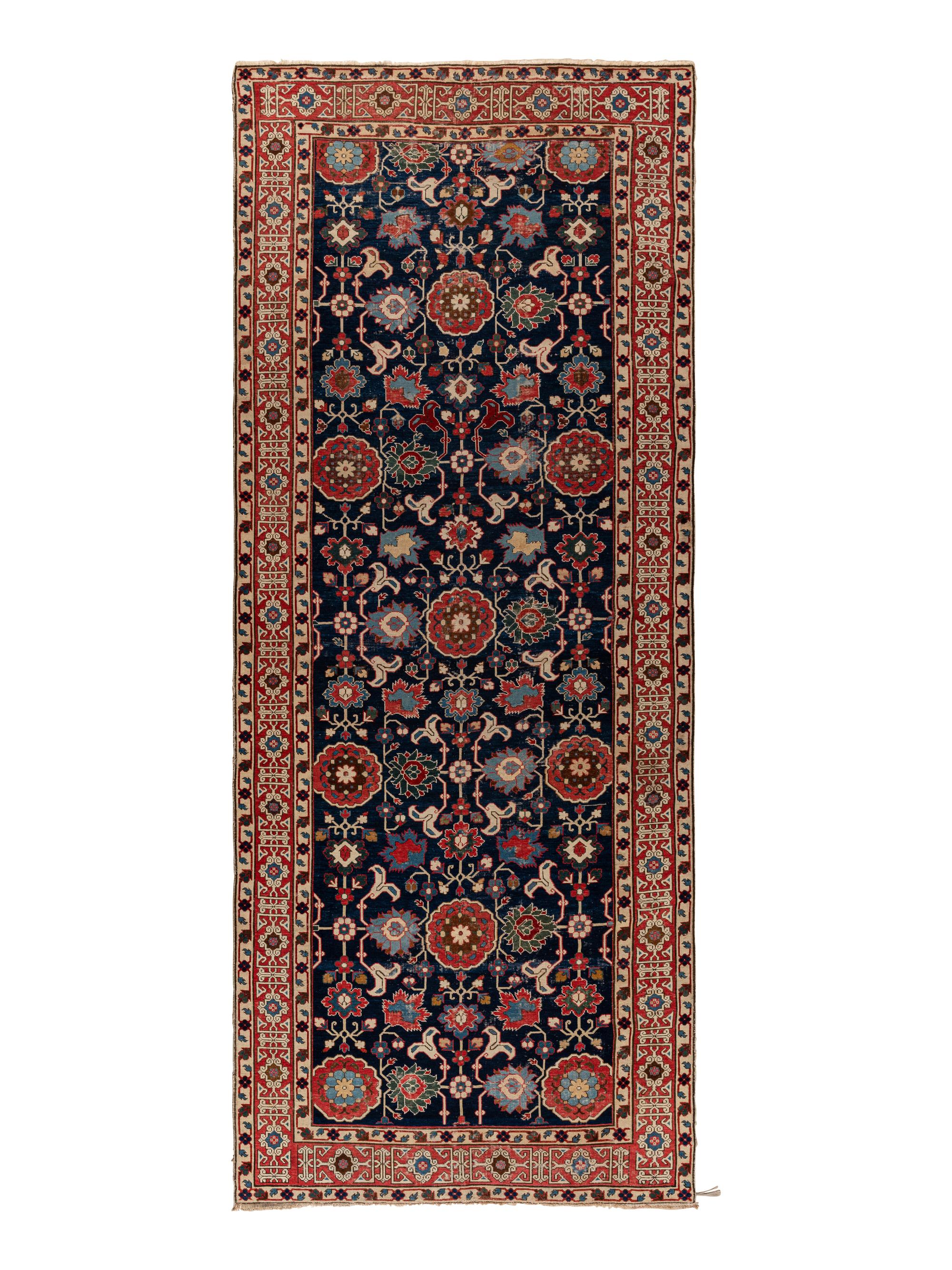 A Kuba Wool Gallery Carpet