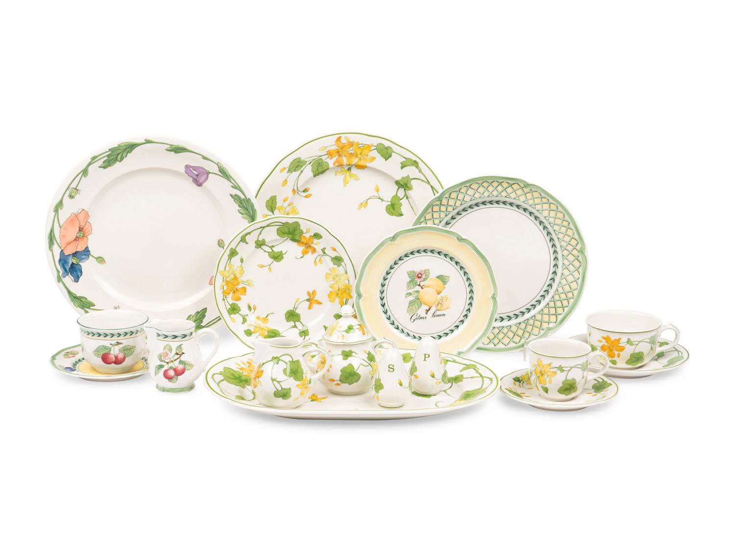 An Assembled Group of Villeroy and Boch Porcelain Dinnerware