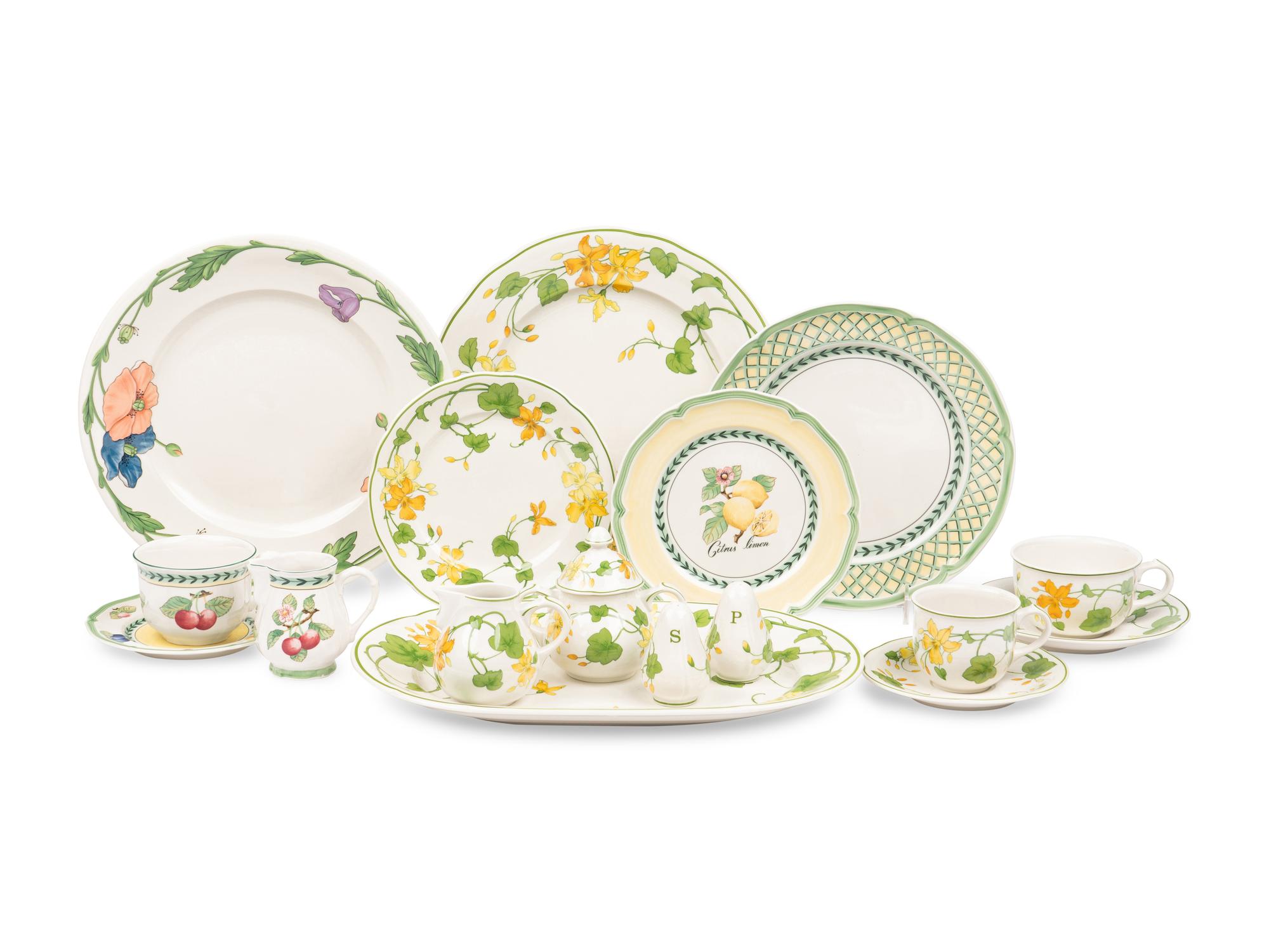 An Assembled Group of Villeroy and Boch Porcelain Dinnerware
