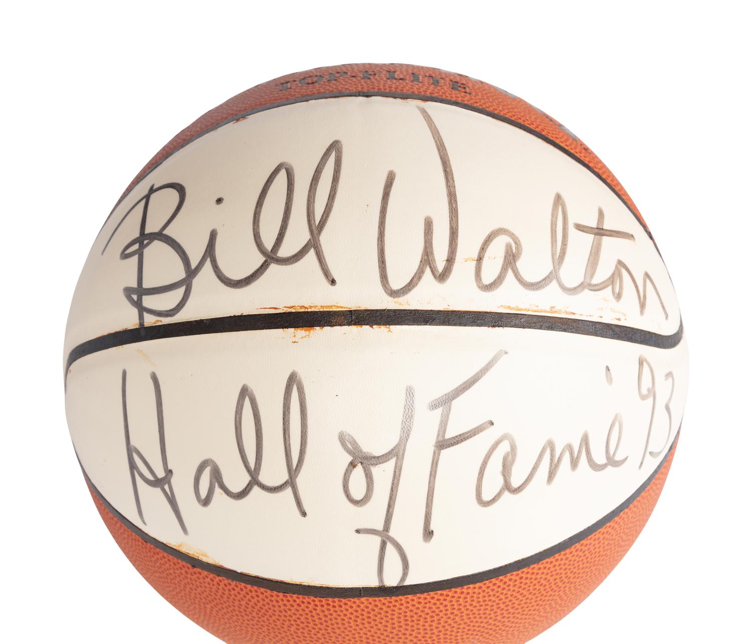 A Collection of Basketball Hall of Fame Signed Items (JSA)