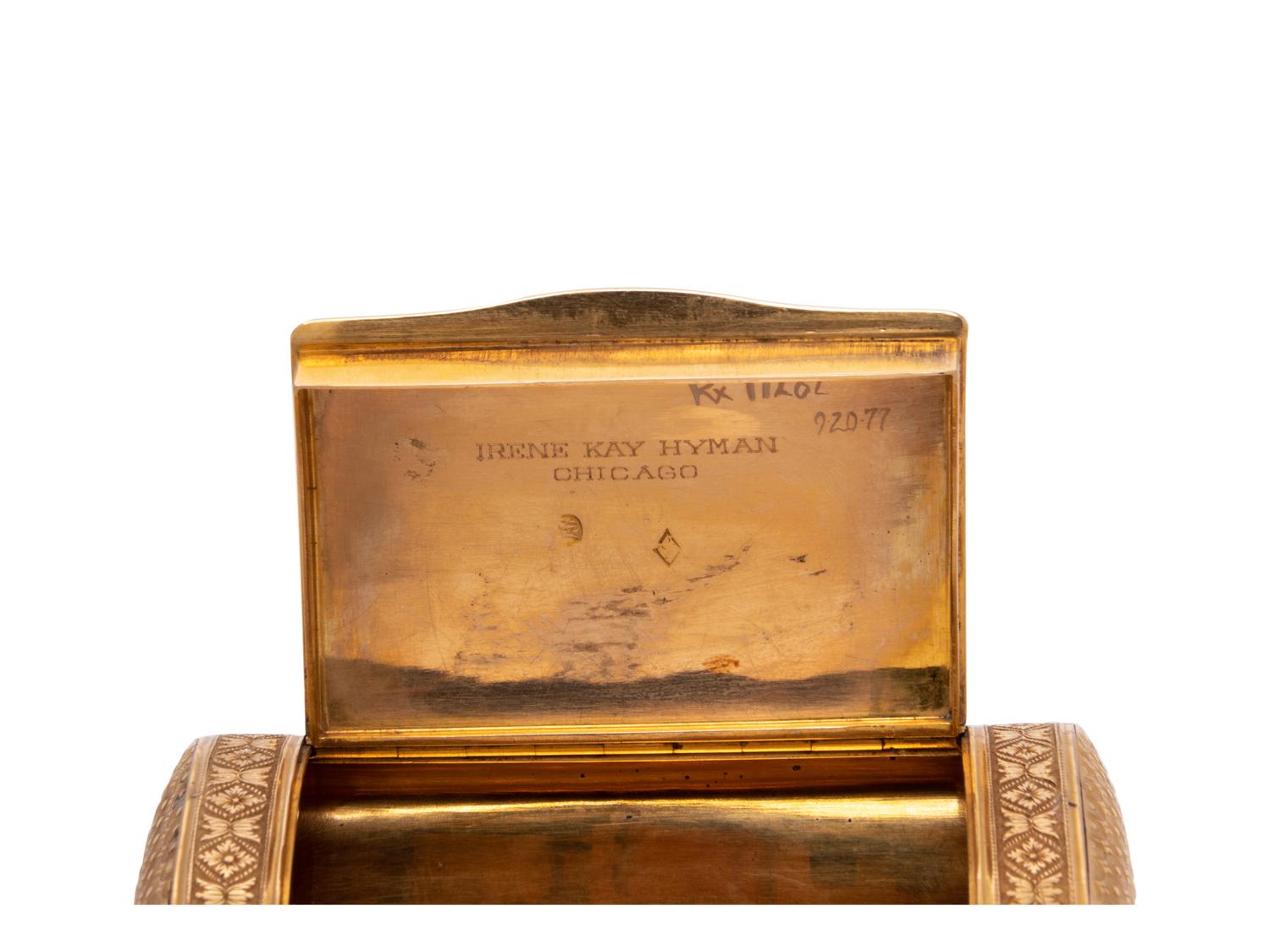 A French Gold Snuff Box