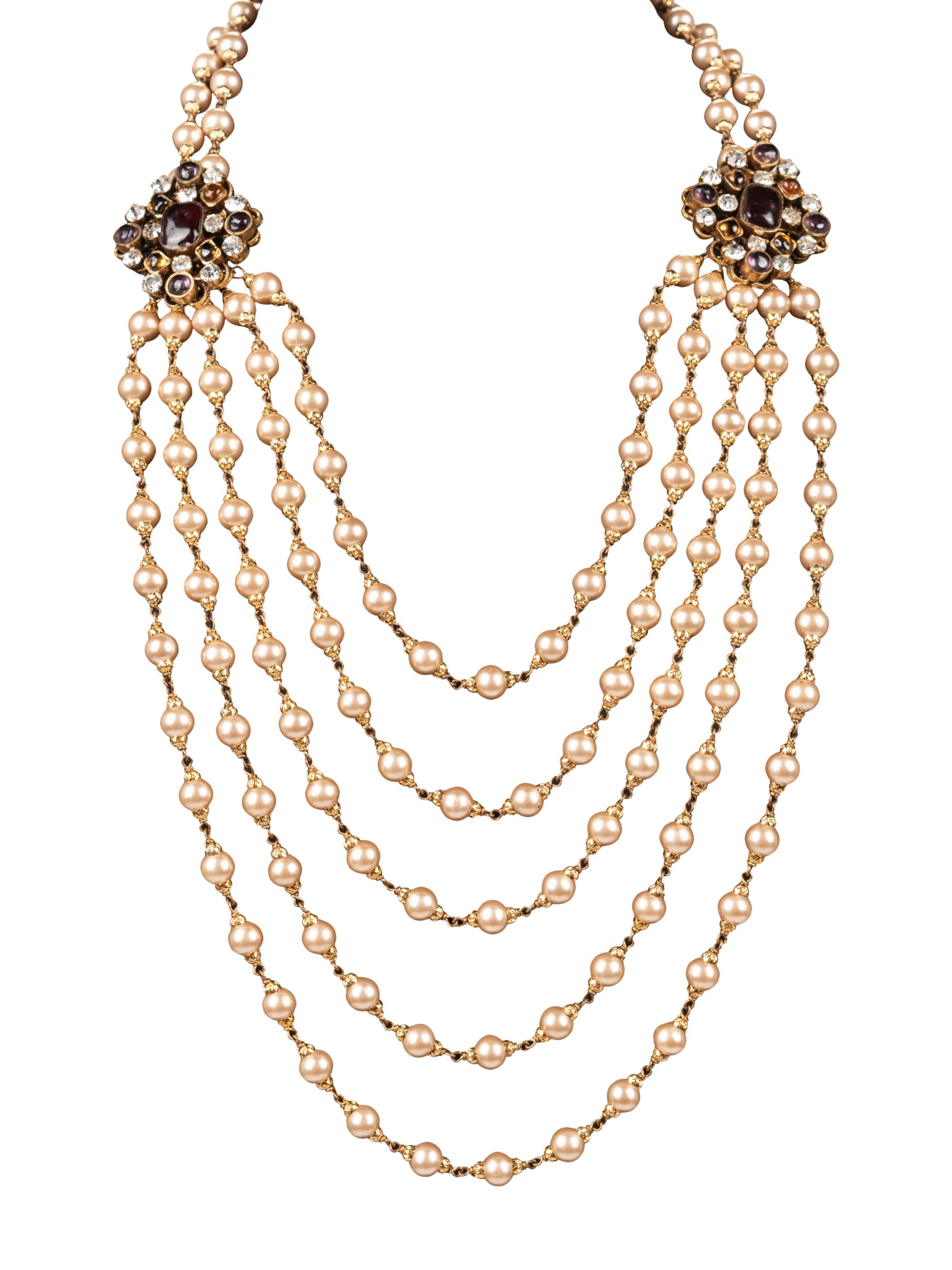 Chanel Gripoix Necklace, 1983