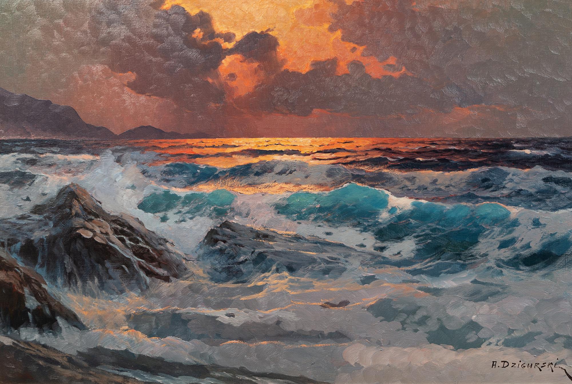 Alexander Dzigurski, (American, 1911- 1995), February Storm