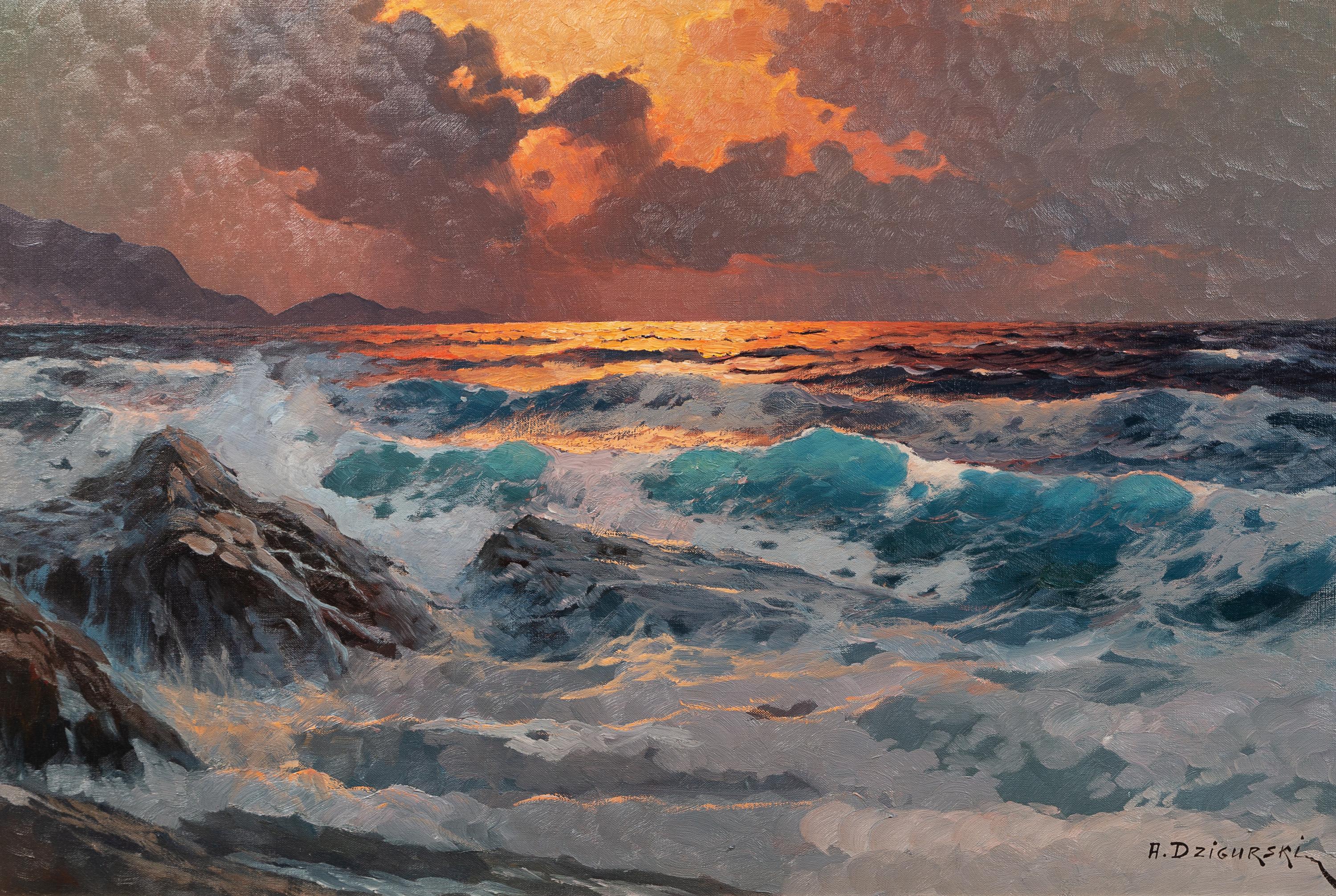 Alexander Dzigurski, (American, 1911- 1995), February Storm