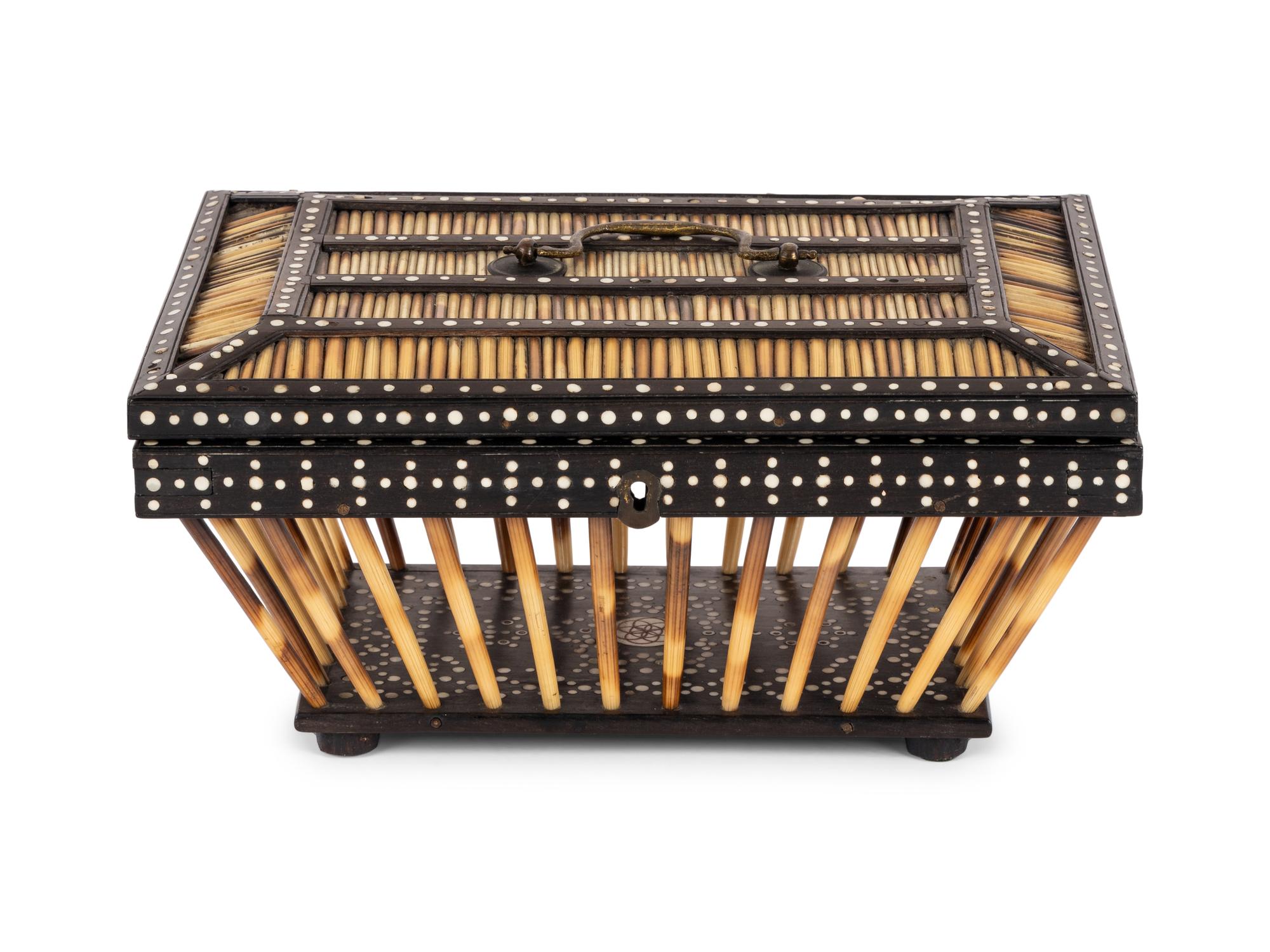 An Anglo-Indian Quill Box