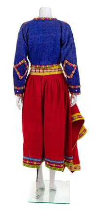 Five-Piece Andean Folk Costume, 1930-60s