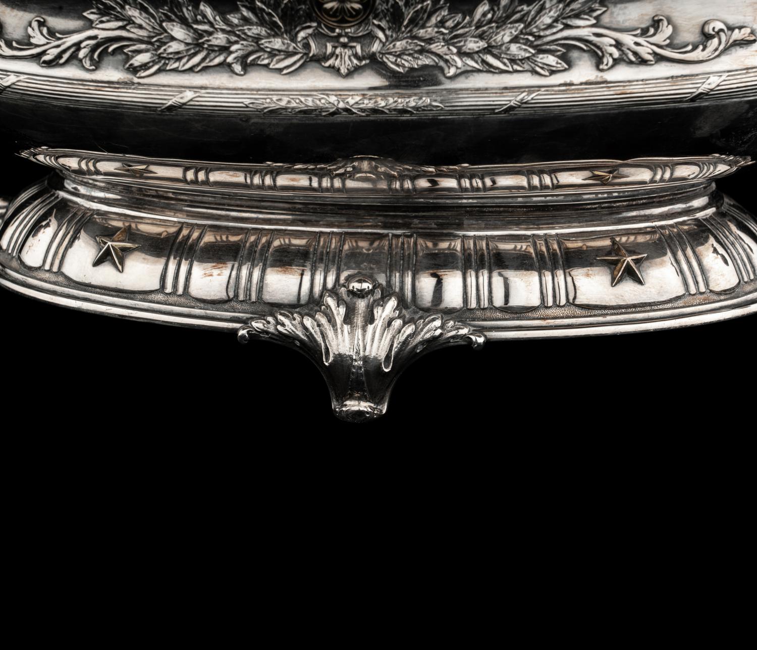 A Fine Japanese Presentation Silver Tureen
